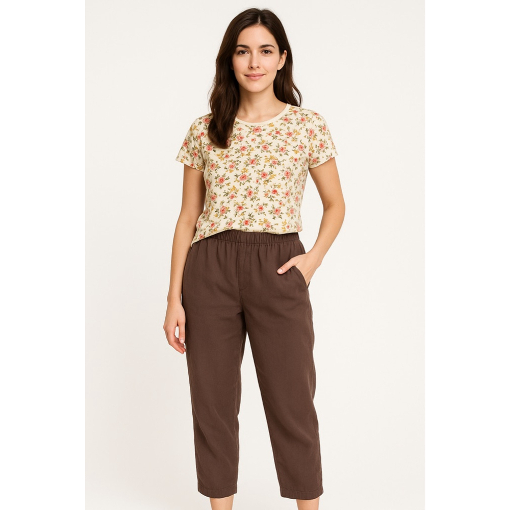 Women's Unbranded Brown Ankle & Cropped Pants 18W
